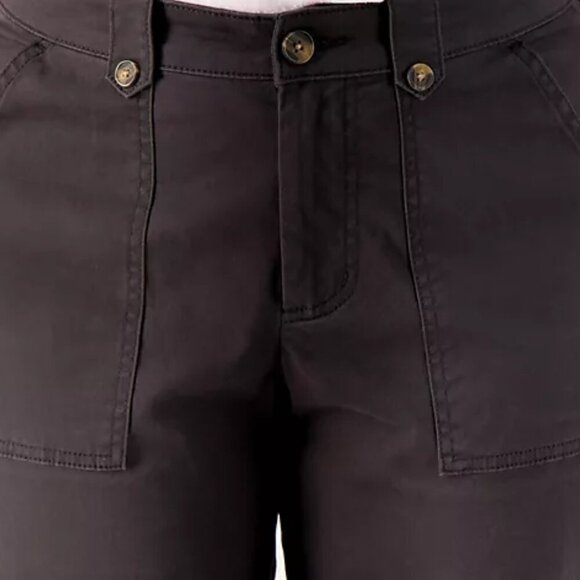 Candace Cameron Washed Black Bure Regular Utility Pants - Picture 4 of 7